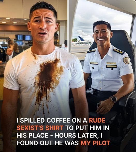 Flight Attendant Spilled Coffee on a Sexist’s Shirt & Nearly Ran off the Plane When She Found Out He Was the Pilot – Story of the Day