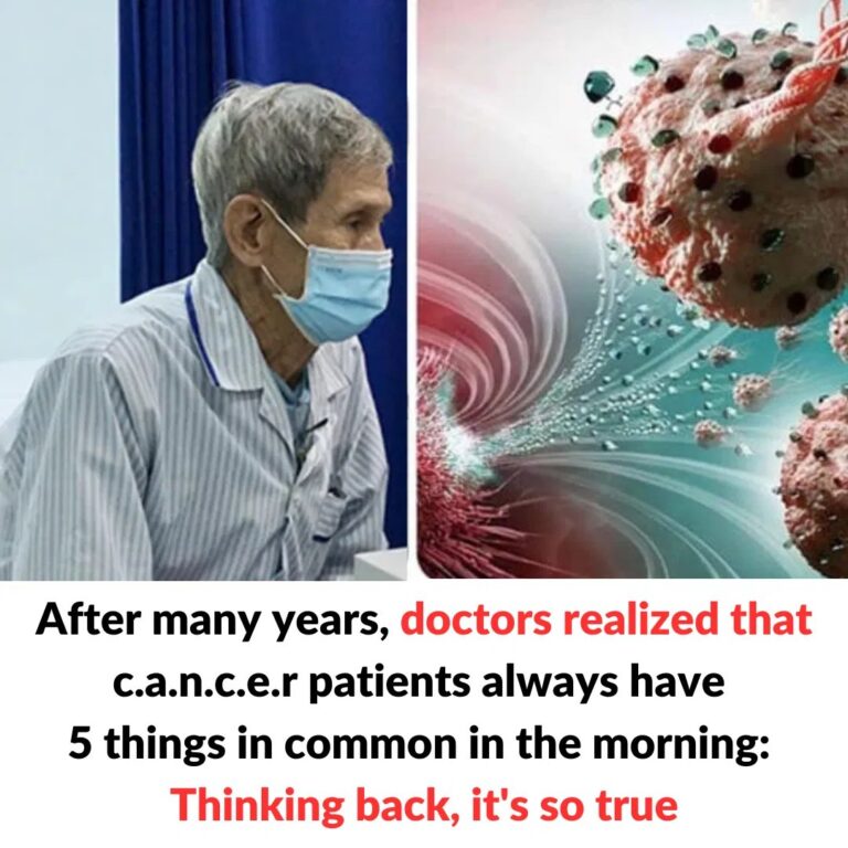 After many years, doctors realized that c.a.n.c.e.r patients